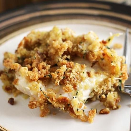 Cheesy Chicken Stuffing Casserole