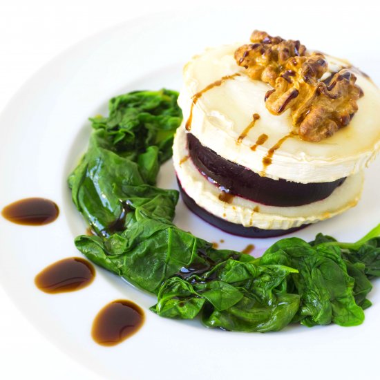 Beet and Goat Cheese Napoleon