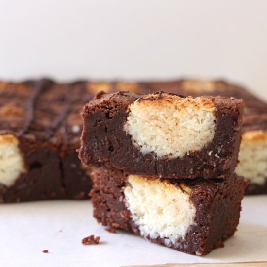 Coconut Macaroon Brownie