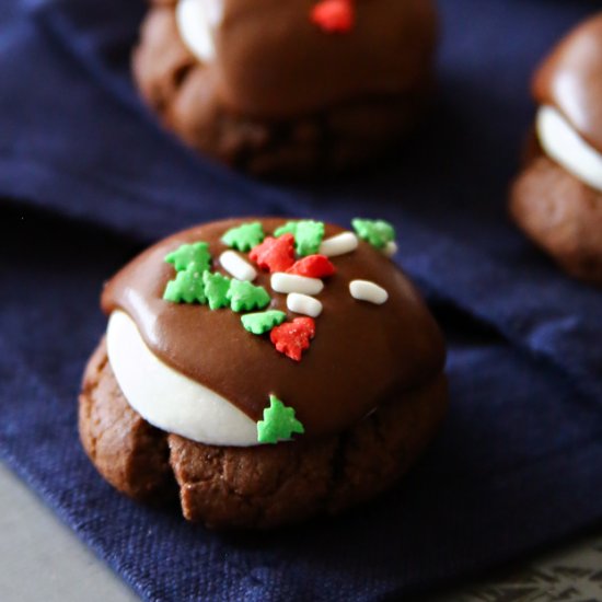 Chocolate Marshmallow Cookies