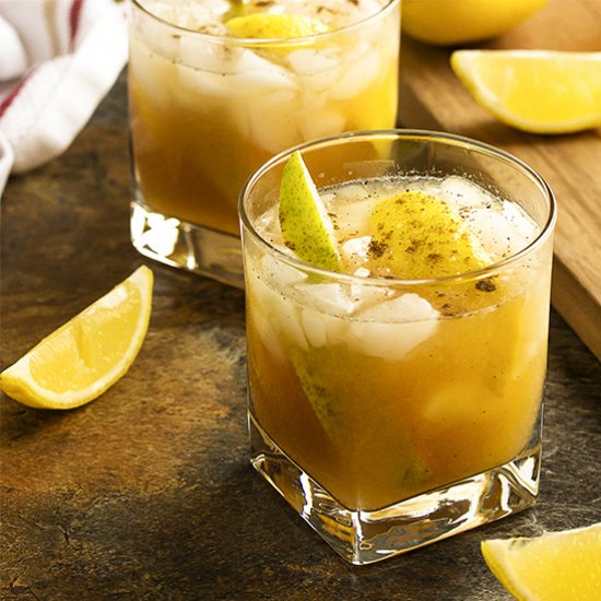 Pear Bourbon Smash