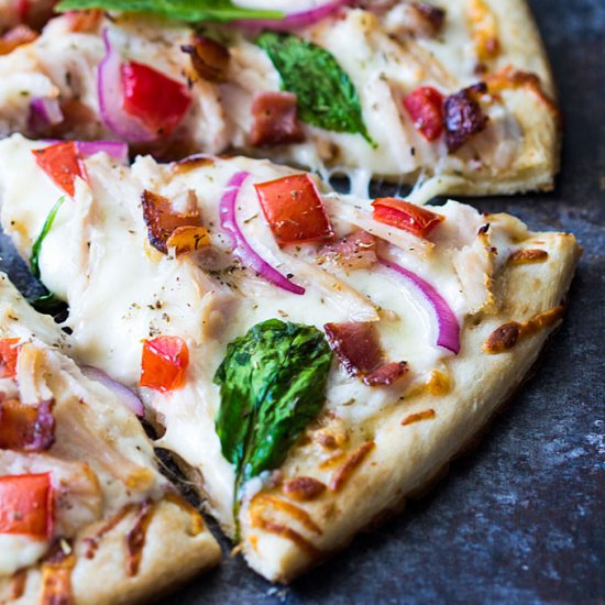 turkey bacon ranch pizza