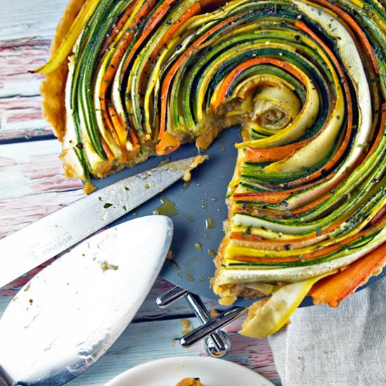 Spiral Vegetable Tart