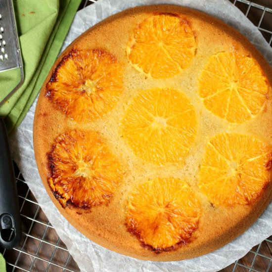 Orange Buttermilk Upside-Down Cake