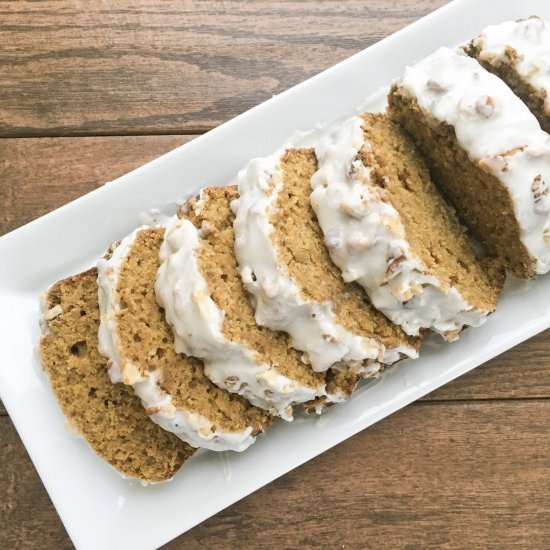 Healthy Pumpkin Walnut Bread