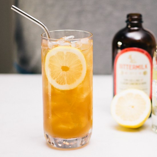 Tom Collins with Elderflower and Hops