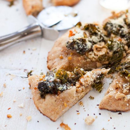 White Clam and Kale Pizza