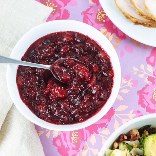 Boozy Cranberry Sauce