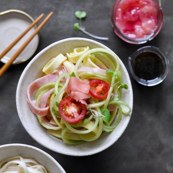 Japanese Style Summer Noodle Salad