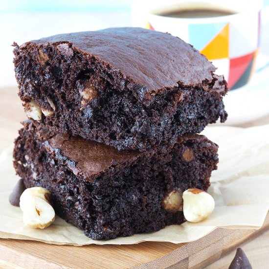 Chocolate Hazelnut Brownies