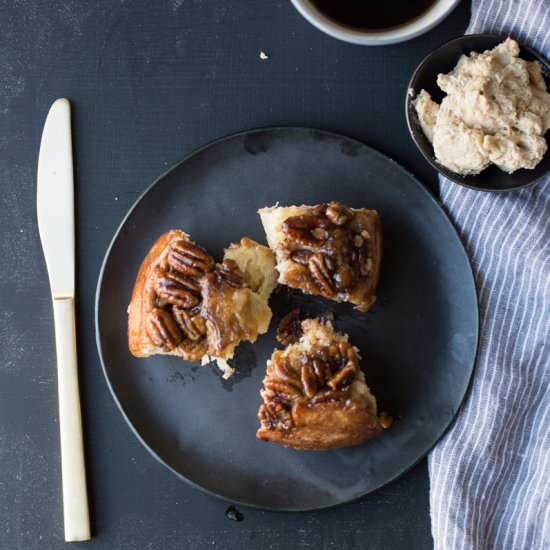 Apple Pecan Sticky Buns