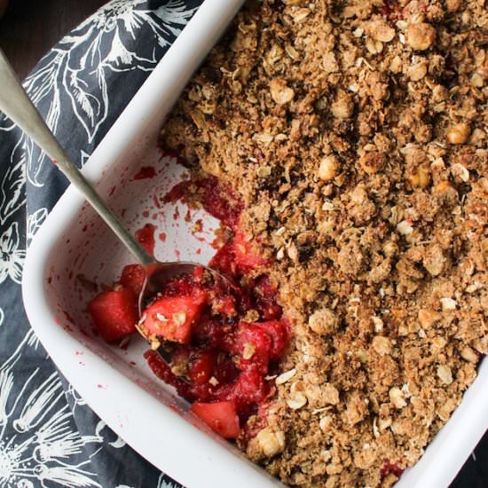 Cranberry Apple Crumble