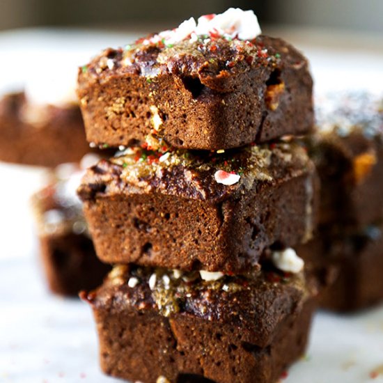 Golden Chocolate Tofu Brownies