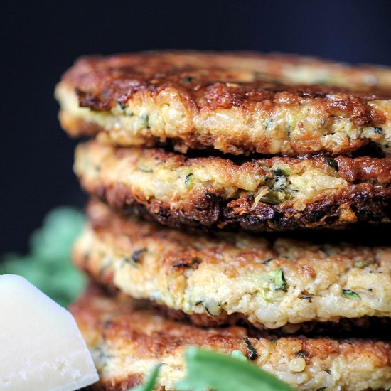 Zucchini Ricotta Veggie Burgers