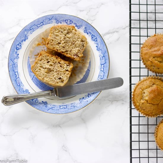 Fluffy Gluten Free Banana Muffins