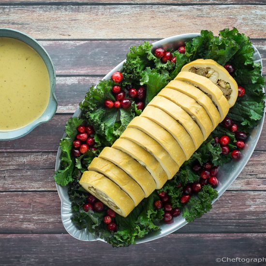 Vegan ‘Turkey’ Roll