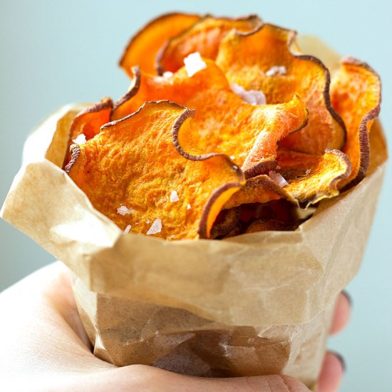 Baked Sweet Potato Chips