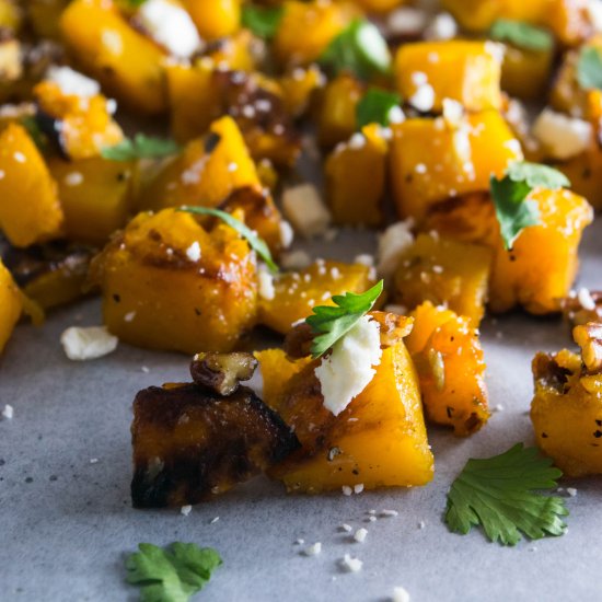 Honey Garlic Butternut Squash