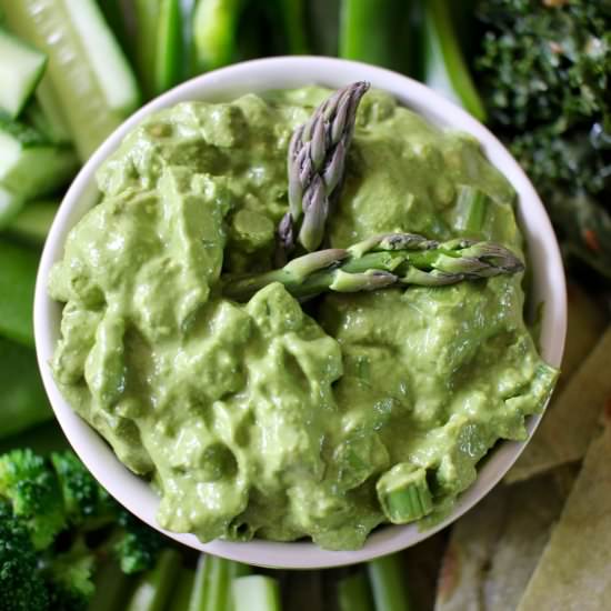 Chunky Asparagus and Cashew Dip