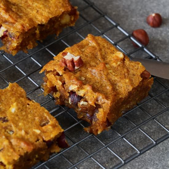 Vegan Pumpkin Bars