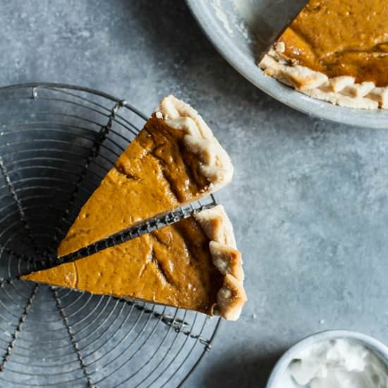 Perfect Vegan Pumpkin Pie