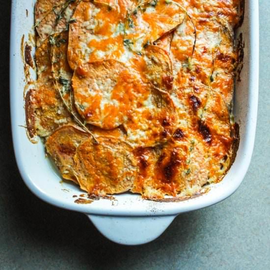 Scalloped Sweet Potatoes