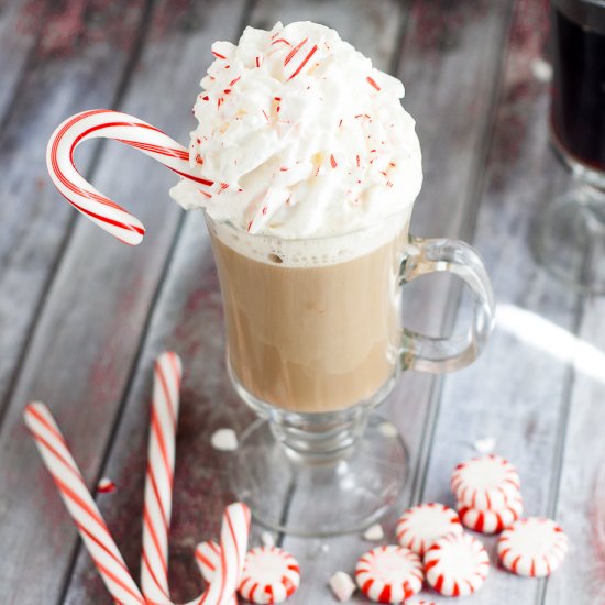 Homemade Peppermint Coffee Creamer