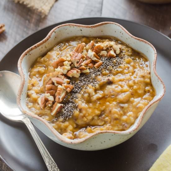 Pumpkin Chia Steel Cut Oats