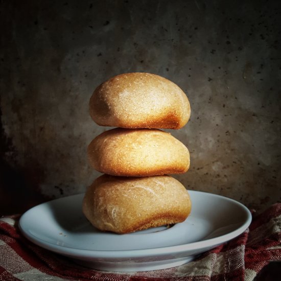 Slightly Sweet Wheat Rolls