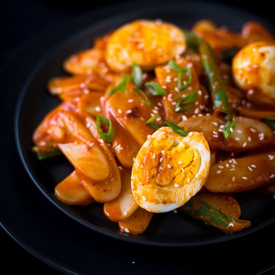 Korean Spicy Tteokbokki Ricecakes