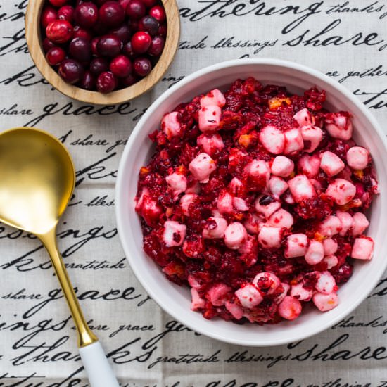 Cranberry Marshmallow Relish