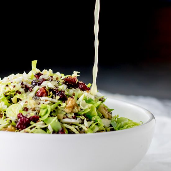 Shaved Brussels Sprout Salad