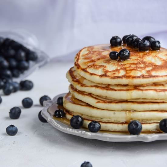 Buttermilk Blueberry Pancakes