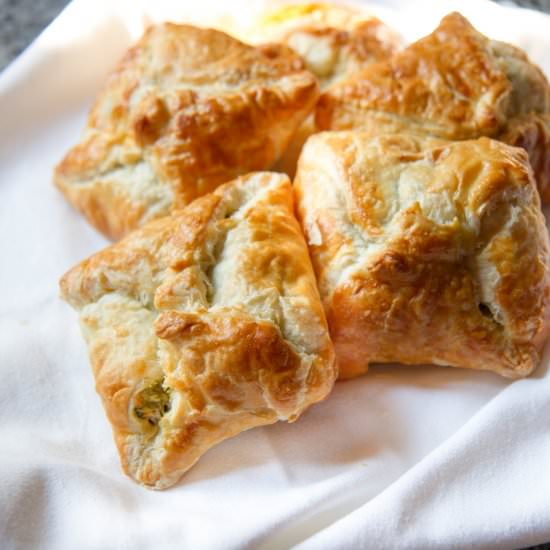 Spinach & Cheese Puff Tarts