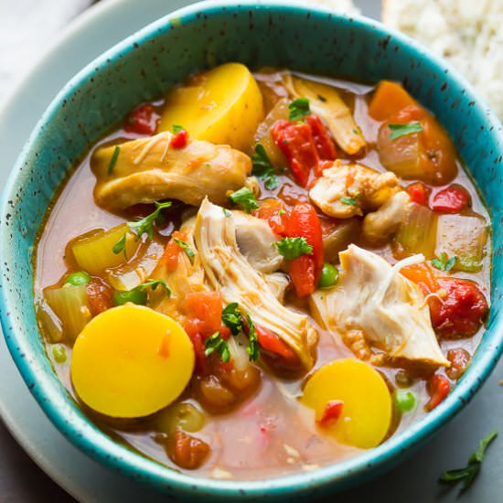 Slow Cooker Spanish Chicken Stew