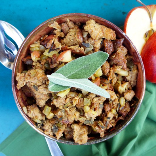 Veggie Stuffing With Apple and Sage