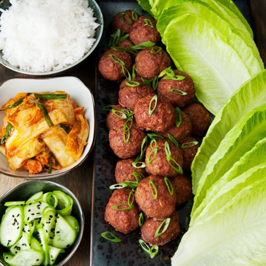 Kalbi Meatballs