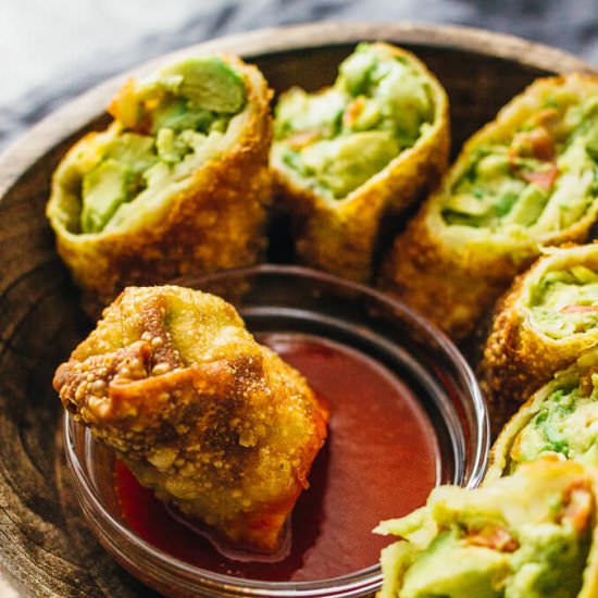 Avocado egg rolls