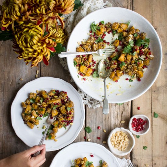 Marinated Warm Pumpkin Salad