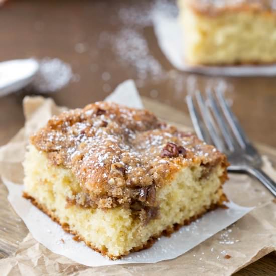 Cinnamon Streusel Coffee Cake