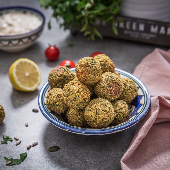 Oven falafel