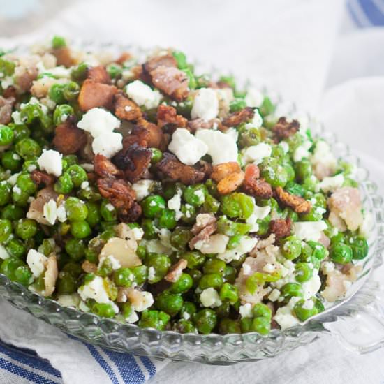 Feta Bacon Peas