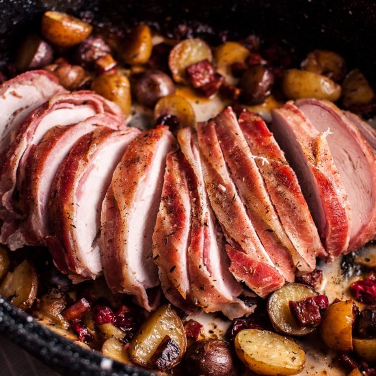 Bacon Wrapped Turkey Breast