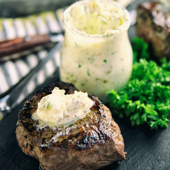 Garlic And Herb Butter Top Sirloin