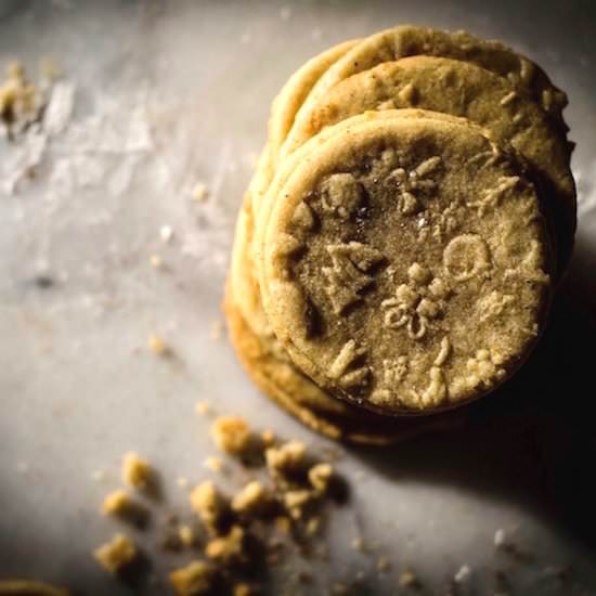 Rose Water and Cardamon Cookie