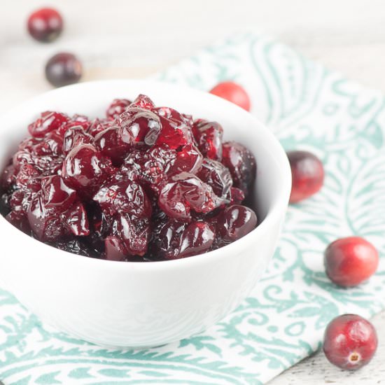 Grand Marnier Cranberry Sauce