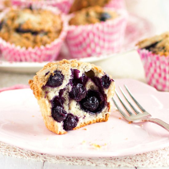 Spiced Blueberry Muffins