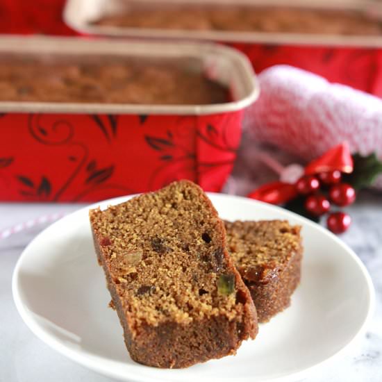 Rum Soaked Christmas Fruit Cake