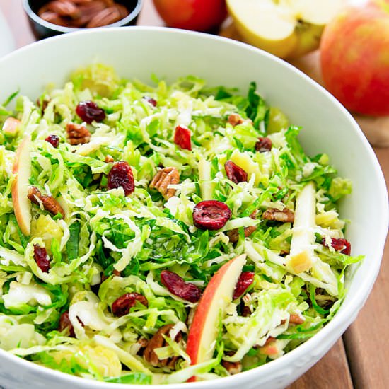 Shaved Brussels Sprouts Salad