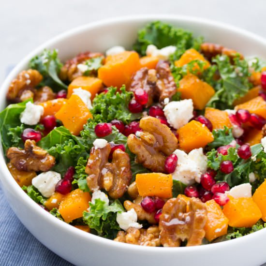 Butternut Squash Pomegranate Salad